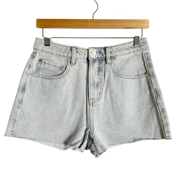 WeWoreWhat Denim High Rise Cut Off Blue Jean Shorts Size 25